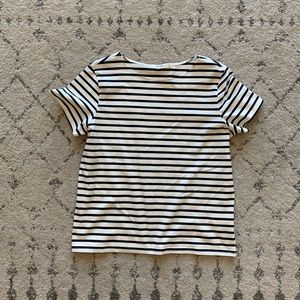 ASOS Black & White Striped Short Sleeve T Shirt